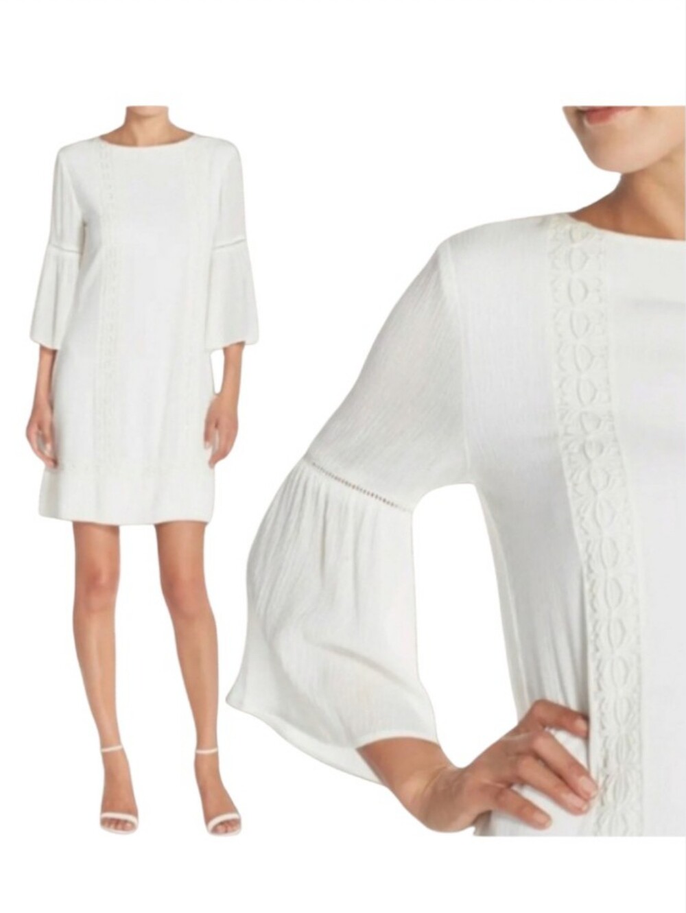 Kut From The Cloth Juliet Bell Sleeve Shift Dress